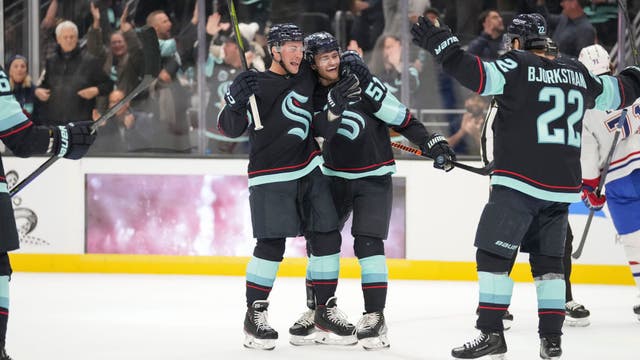 Shane Wright scores first career goal, Kraken fall 4-2 to Canadiens