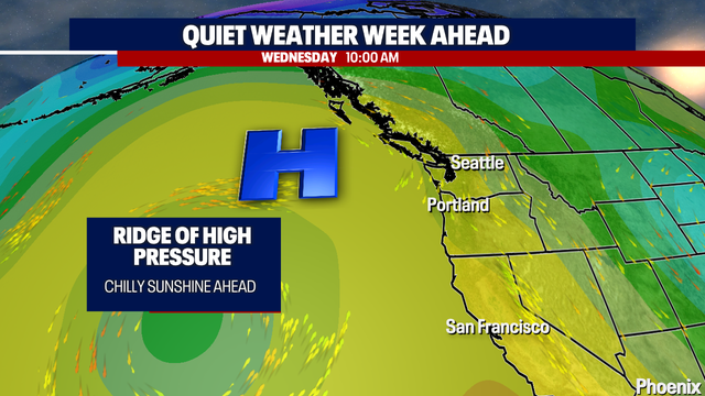 Dry and cool week ahead for Western Washington