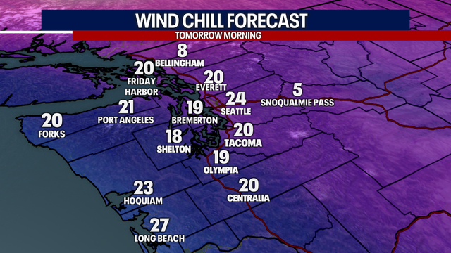 Tumbling temperatures tonight