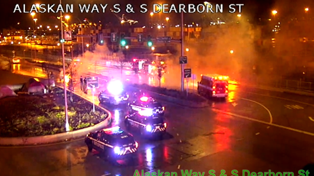 One person killed in suspected DUI crash near Lumen Field in Seattle