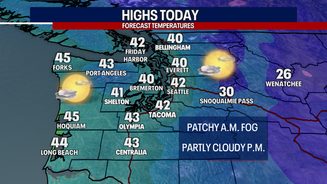 Morning clouds, afternoon sunshine through Thursday