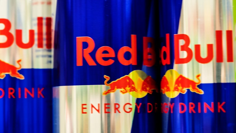 Aluminium can of Red Bull Energy drink. Red Bull is the most