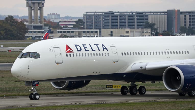 87d837cd-Delta Airlines Airbus A350-941 neo test in Toulouse