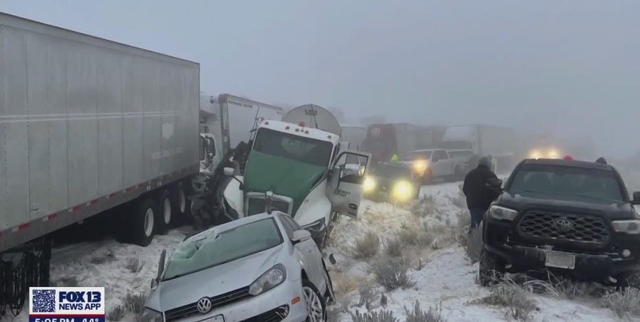 Eastbound I-90 re-opens near Kittitas exit after 30-vehicle pileup