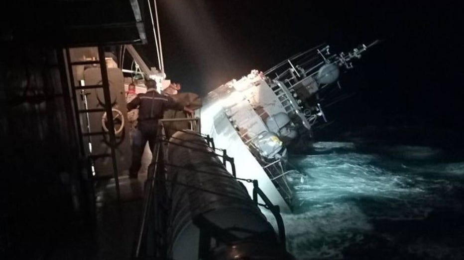 31 crew members missing after Thai warship sinks