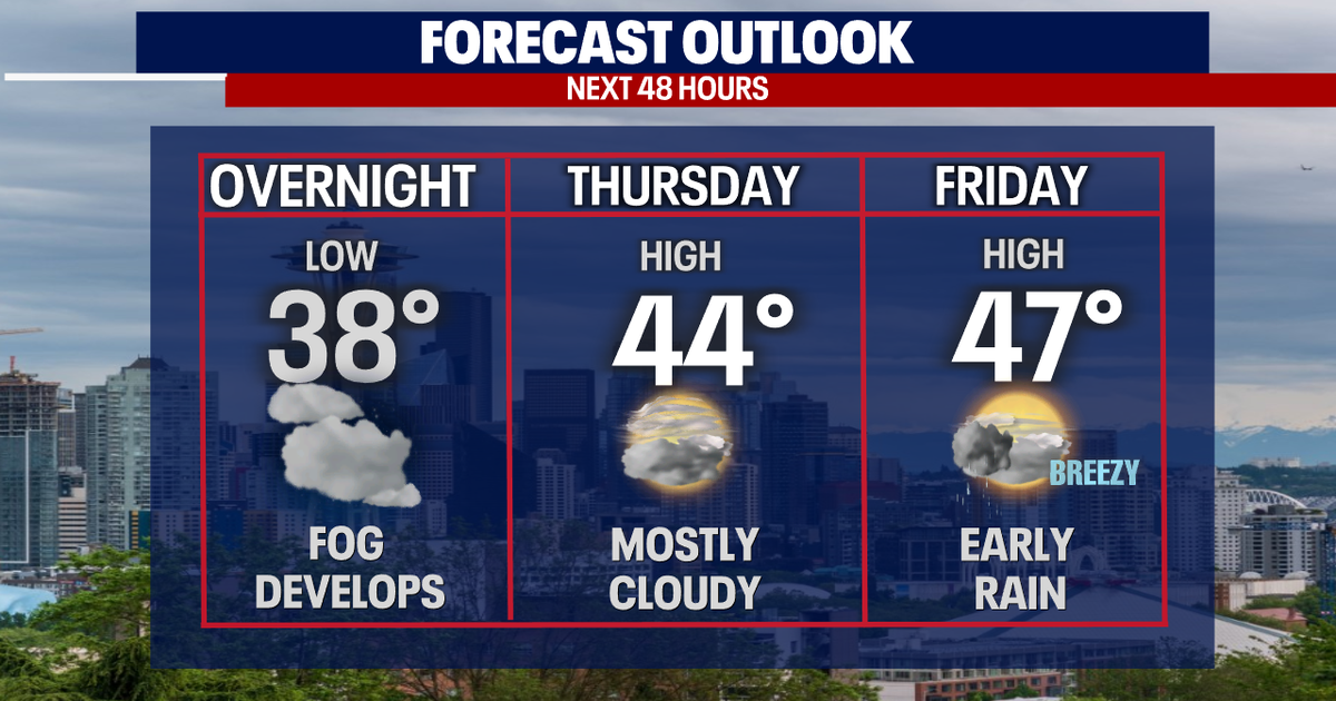 Seattle weather: Thursday is mostly dry with rain, wind returning late ...