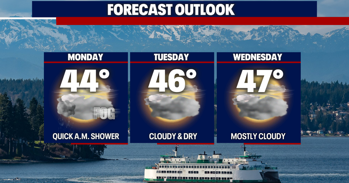 This Week: More dry than wet with slightly cooler highs | FOX 13 Seattle