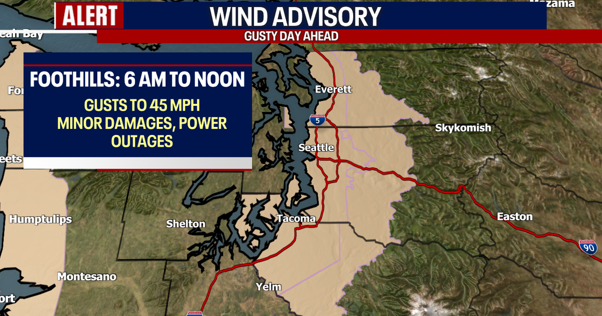 Seattle weather: Gusty, cloudy and rainy Monday on tap | FOX 13 Seattle