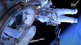 First Native American woman in space steps out on spacewalk
