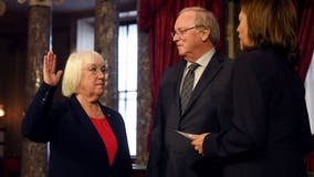 Patty Murray sworn in as President Pro Tempore of U.S. Senate, first woman to serve in role