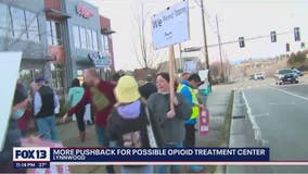 Opening for opioid clinic in Lynnwood delayed as protests against it continue