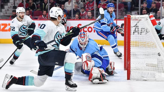 Martin Jones makes 21 saves as Kraken shutout Canadiens 4-0 for fifth straight win