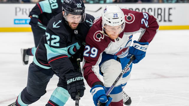 Kraken fall 2-1 to Avalanche in shootout