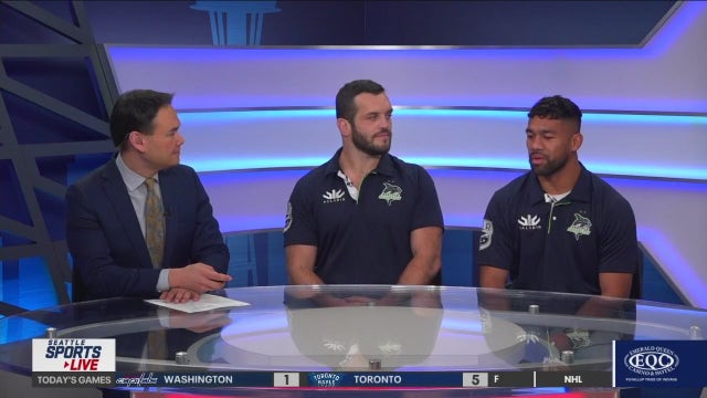 Seawolves in-studio previewing upcoming Major League Rugby season