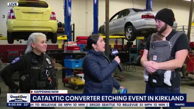 Kirkland Police hold catalytic converter etching event to prevent expensive replacement bills