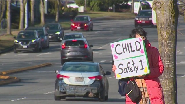 Families protest proposed opioid treatment center location in Lynnwood