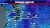 Tuesday Forecast: Widespread showers, gusty winds, and mountain snow