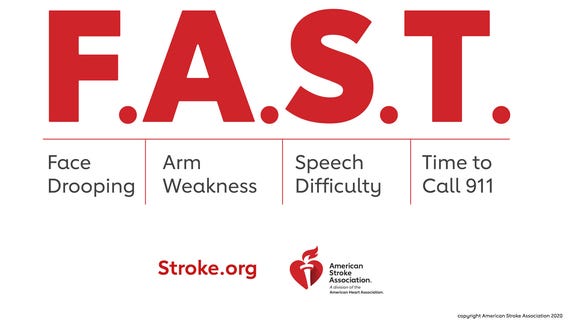 Healthier Together: Stroke warning signs