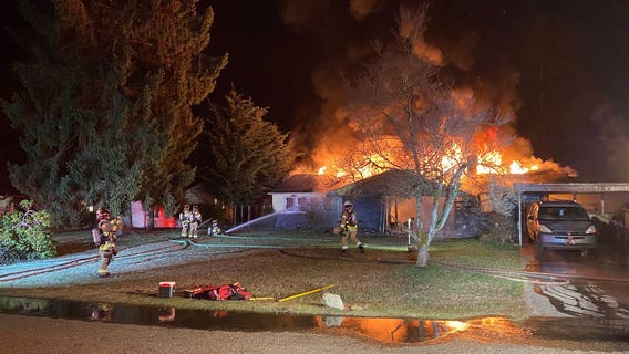 2 sent to the hospital after house fire in Lakewood