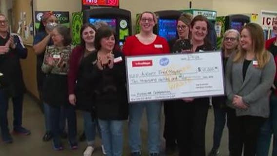 Auburn Fred Meyer that sold winning Powerball ticket donates $50K to food bank