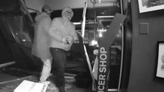 Caught on camera: Suspects ram truck into Renton gun shop