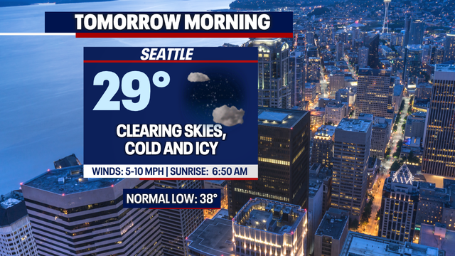 Tonight's Forecast: Freezing overnight lows and icy roads