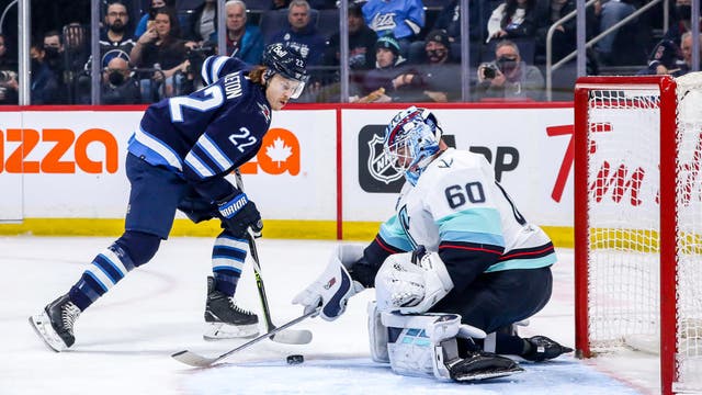 Kraken place goaltender Chris Driedger on waivers