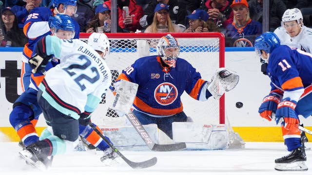 Kraken shut out 4-0 by Ilya Sorokin, Islanders