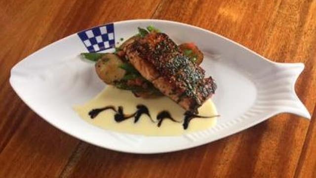Emerald Eats: Duke's Seafood makes pan seared wild salmon