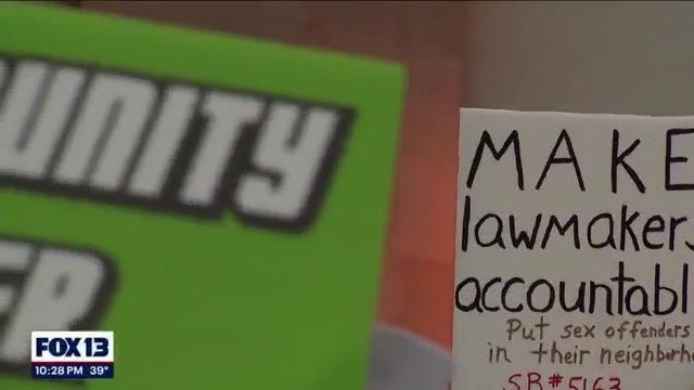 Residents vow to keep families safe 'by whatever means necessary' as transfer of sex offenders continues