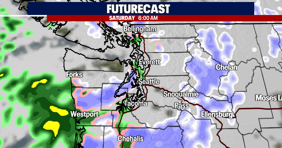 Seattle weather: Mountain snow continues, showers for lowlands | FOX 13 ...