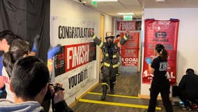 Firefighters climb Seattle's Columbia Center building to support cancer research
