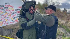 PHOTOS: Man holding grenade shot and killed by Pierce Co. Sheriff’s deputy, investigation underway