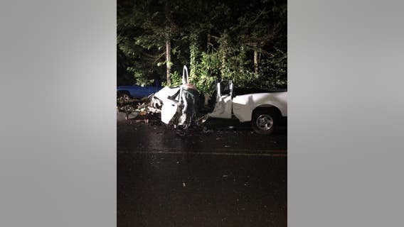 Man dies after crashing stolen truck in Clark County, deputies say