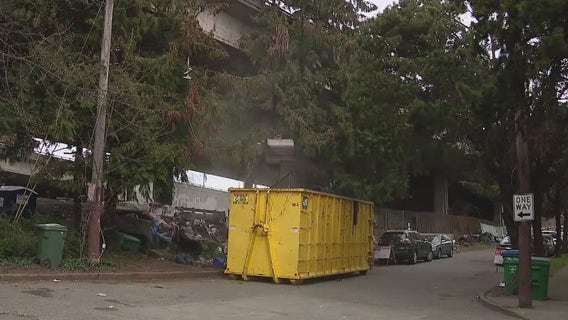 WSDOT begins removal of infamous homeless encampment under I-5 Ship Canal Bridge