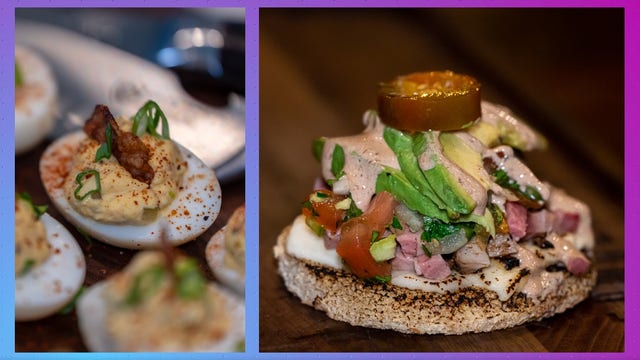 Emerald Eats: Mexibeast BBQ makes Smoked Deviled Eggs, Street Taco Crostini