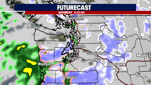 Seattle weather: Mountain snow continues, showers for lowlands