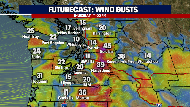 Seattle weather: Few showers and cool temps again Wednesday