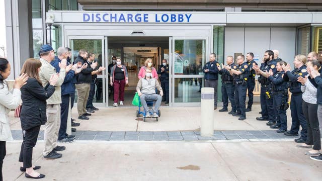 Everett police officer released from hospital after being shot in the head responding to robbery