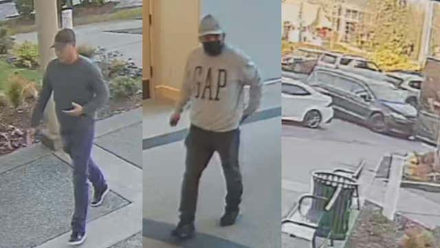 Everett Police looking to ID organized package theft suspects who stole right out of a delivery truck