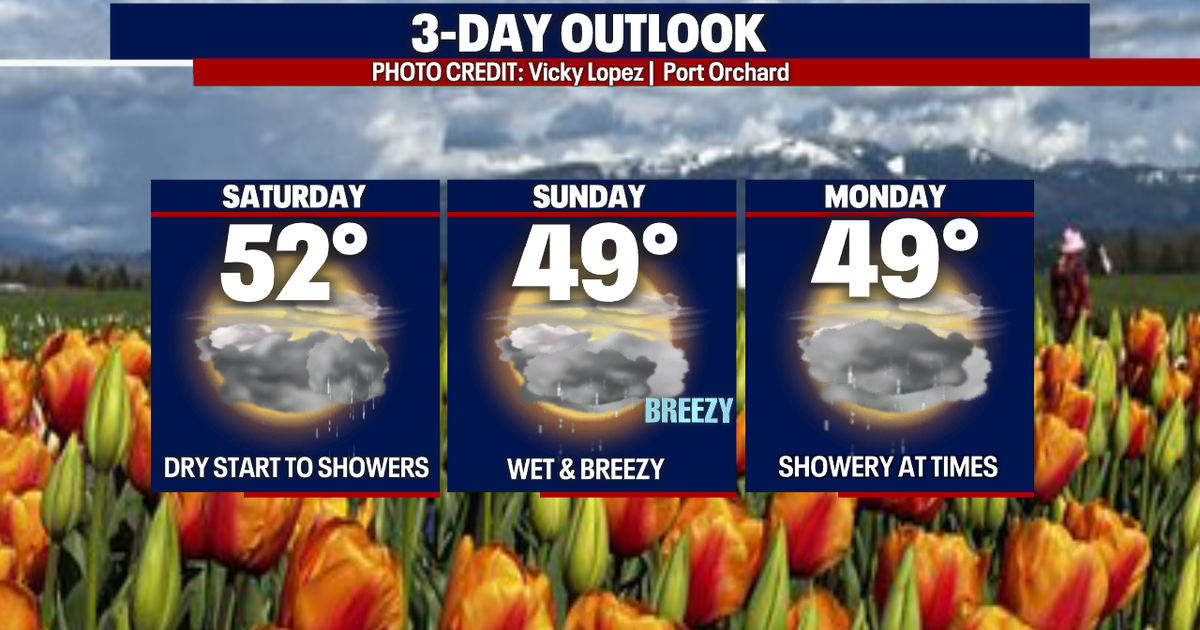Seattle weather: Spring showers return this weekend into next week ...