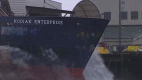 Kodiak Enterprise fire: Fire mostly out on the boat, flammable tanks still intact