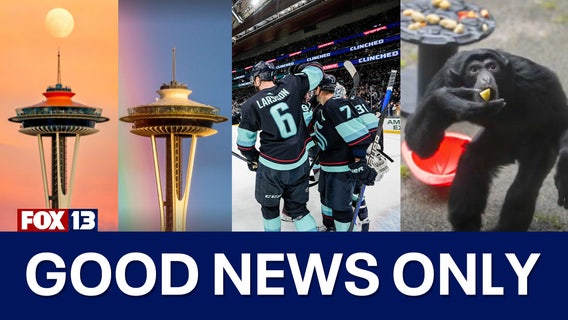 Good News Only: Playoff-bound Kraken, Space Needle paint job, paraglider emergency landing