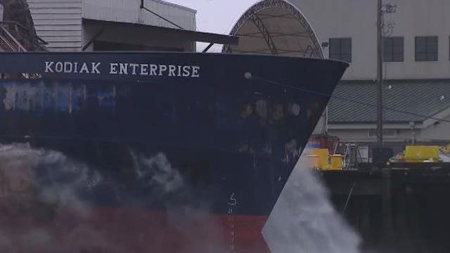 Kodiak Enterprise fire: Fire mostly out on the boat, flammable tanks still intact