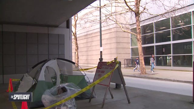 Volunteer finds body in tent near T-Mobile Park in Seattle