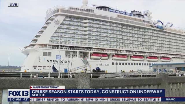 Cruise season kicks off in Seattle, 1.4 million passengers expected to set sail in 2023