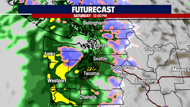 Seattle weather: Wet Easter weekend ahead