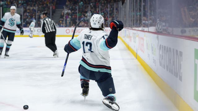 Kraken score five unanswered to beat Canucks 5-2, on brink of playoff berth