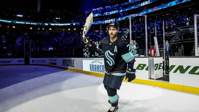 Kraken Notebook: Jordan Eberle NHL's second star, Shane Wright sent to AHL