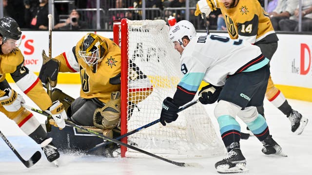 Michael Amadio scores twice, Kraken fall 4-1 to Golden Knights